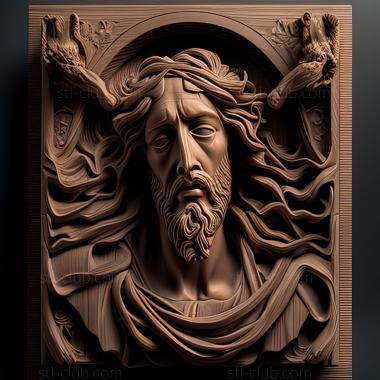 3D model st jesus (STL)